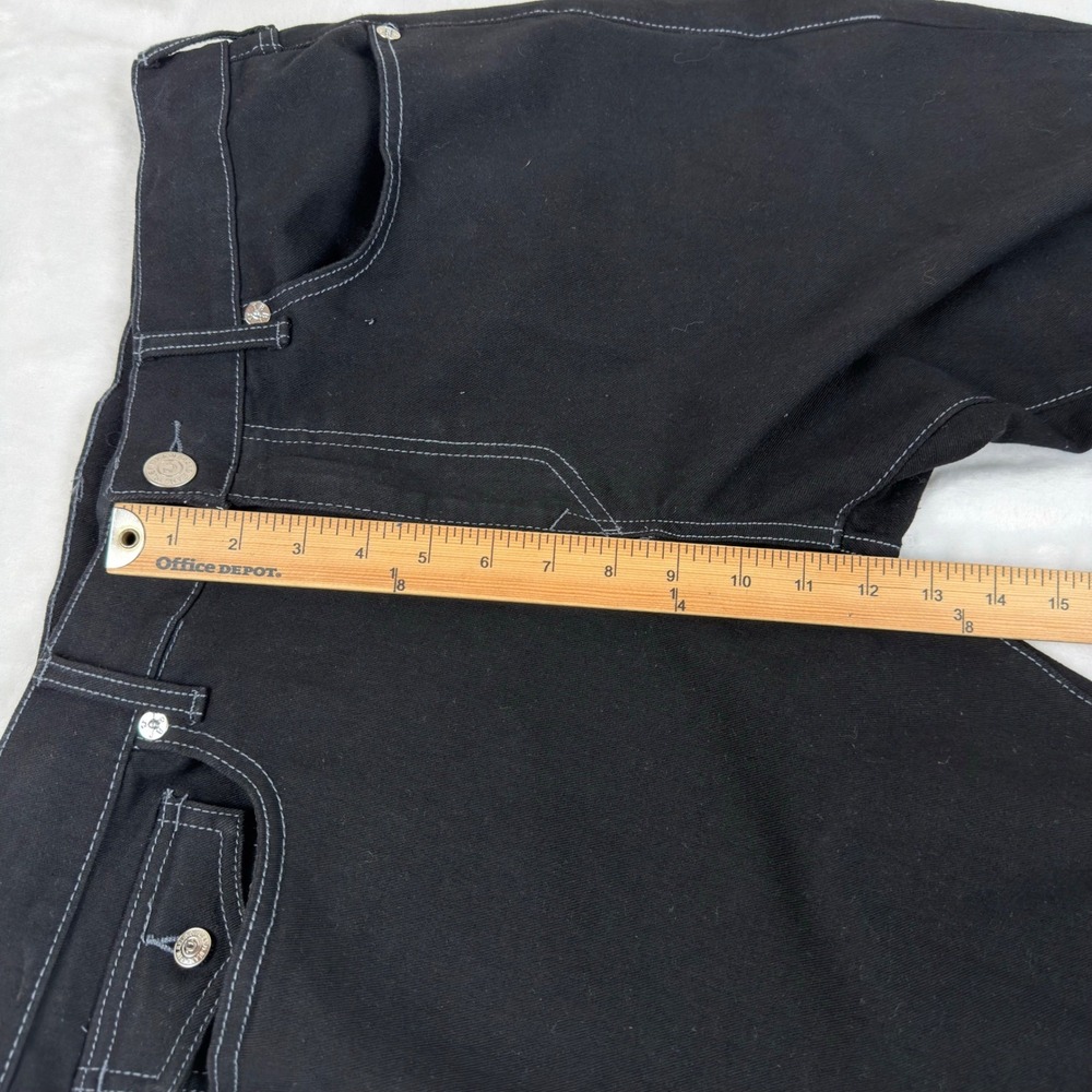 True Religion Ricky Flap SN Black Jeans Mens 34x30 (Fit 36x29) Straight Leg NEW - Picture 8 of 10